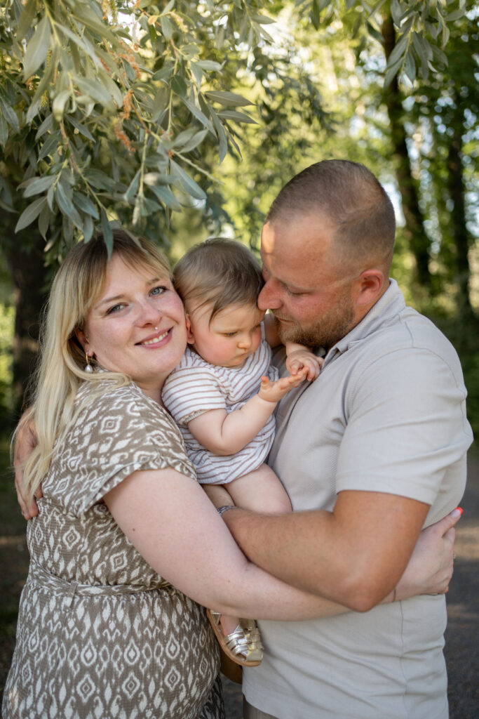 Séance famille à l'exterieur