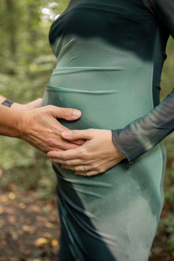 Séance photo grossesse automnale