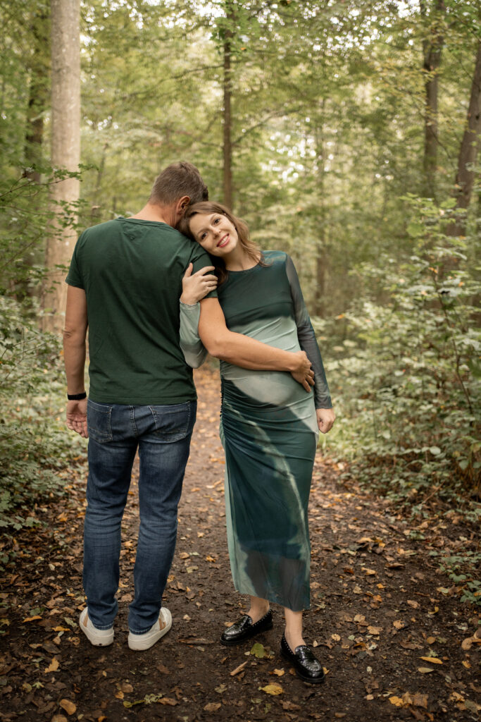 Séance photo grossesse automnale